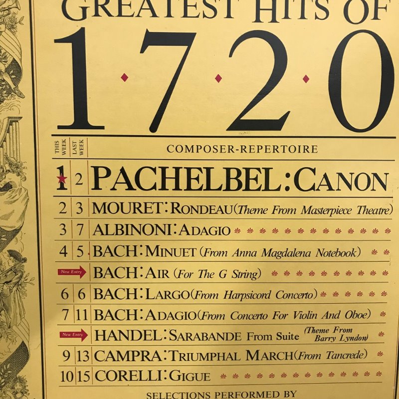 GREATEST HITS OF 1720